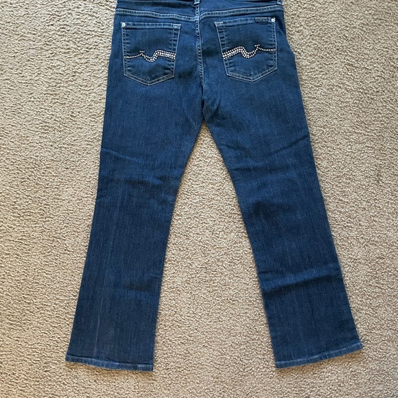 7 For All Mankind low-rise, bootcut, size 29 jeans - Picture 5 of 7